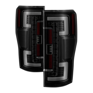 Spyder | Tail Lights - LED Bar Style - Black Smoke SPYDER LED Tail Lights