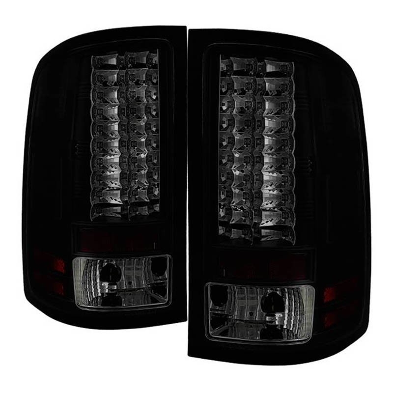 Spyder | Tail Lights - LED Bar Style - Black Smoke SPYDER LED Tail Lights