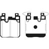 EBC Brakes | Redstuff 3000 Series Ceramic Low Dust Pads - Rear - BMW 2.0T / 3.0T 2012-2022 EBC Brakes Brake Pads