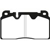 EBC Brakes | Redstuff 3000 Series Ceramic Low Dust Pads - Front - A6 / A6 Quattro / Q5 / Macan 2012-2022 EBC Brakes Brake Pads