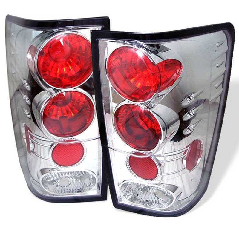 Spyder | Tail Lights - Euro Style - Chrome SPYDER Euro Tail Lights