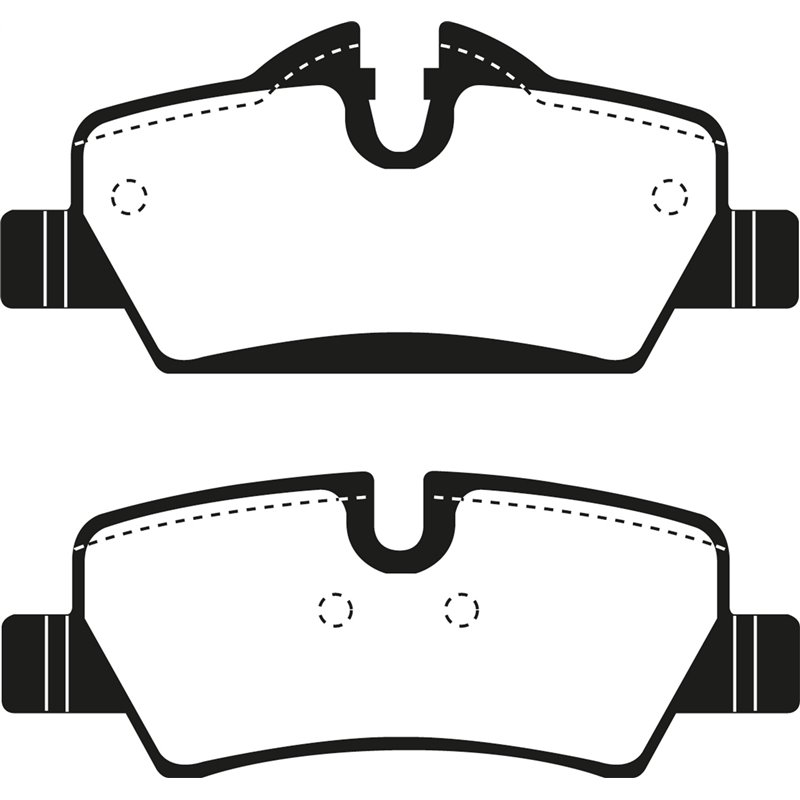 EBC Brakes | Redstuff 3000 Series Ceramic Low Dust Pads - Rear EBC Brakes Brake Pads