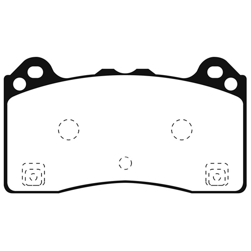 EBC Brakes | Redstuff 3000 Series Ceramic Low Dust Pads - Front EBC Brakes Brake Pads