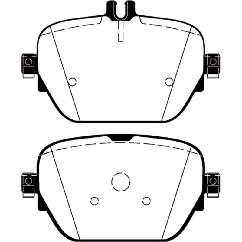 EBC Brakes | Redstuff 3000 Series Ceramic Low Dust Pads - Rear - CLS450 / Base / CLS53 AMG / E450 / E53 AMG 3.0T 2019-2022 EB...