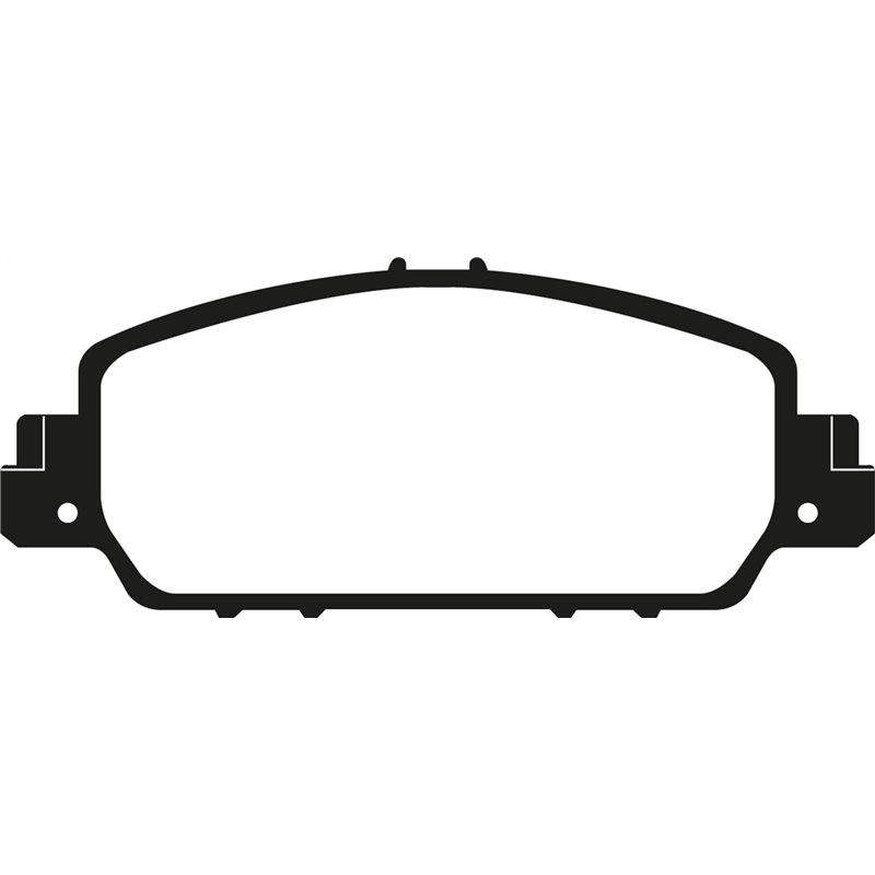 EBC Brakes | Redstuff 3000 Series Ceramic Low Dust Pads - Front - Accord / HR-V 2013-2022 EBC Brakes Brake Pads