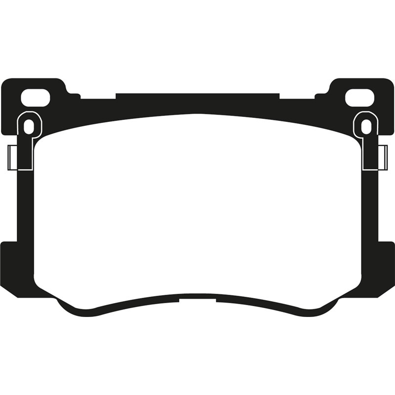 EBC Brakes | Redstuff 3000 Series Ceramic Low Dust Pads - Front EBC Brakes Brake Pads