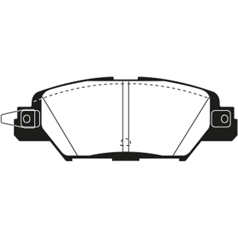 EBC Brakes | Redstuff 3000 Series Ceramic Low Dust Pads - Rear - CX-5 2.0L / 2.5L 2016-2022 EBC Brakes Brake Pads