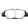 EBC Brakes | Redstuff 3000 Series Ceramic Low Dust Pads - Rear - CX-5 2.0L / 2.5L 2016-2022 EBC Brakes Brake Pads