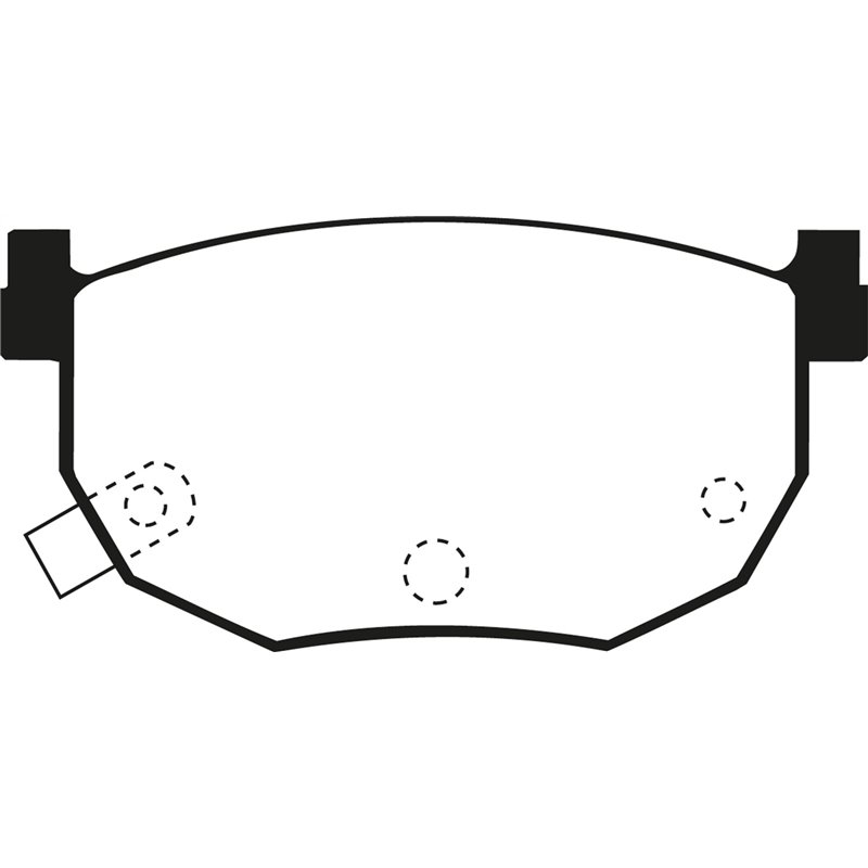 EBC Brakes | Redstuff 3000 Series Ceramic Low Dust Pads - Rear EBC Brakes Brake Pads