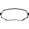 EBC Brakes | Redstuff 3000 Series Ceramic Low Dust Pads - Avant EBC Brakes Plaquettes de freins