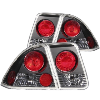 ANZO | Taillights Noir - Civic 1.3L / 1.7L / 2.0L 2001-2005 Anzo USA Lighting