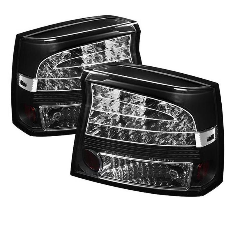 Spyder | Tail Lights - LED Bar Style - Black SPYDER LED Tail Lights