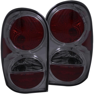 ANZO | Taillights Smoke - Liberty 2.4L / 2.8L / 3.7L 2002-2007 Anzo USA Lighting