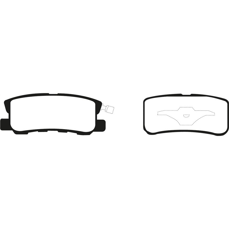 EBC Brakes | Yellowstuff 4000 Series Street / Track Pads - Rear EBC Brakes Brake Pads