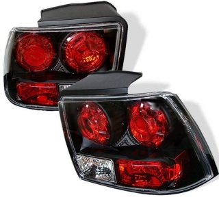 Spyder | Tail Lights - Euro Style - Black SPYDER Euro Tail Lights