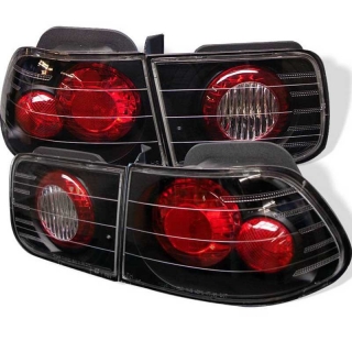 Spyder | Tail Lights - Euro Style - Black SPYDER Euro Tail Lights