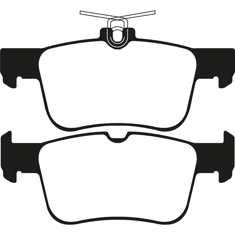 EBC Brakes | Yellowstuff 4000 Series Street / Track Pads - Rear - Ford / Lincoln 2013-2022 EBC Brakes Brake Pads