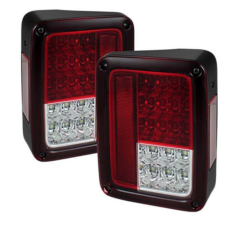 Spyder | Tail Lights - LED Bar Style - Red Clear SPYDER LED Tail Lights