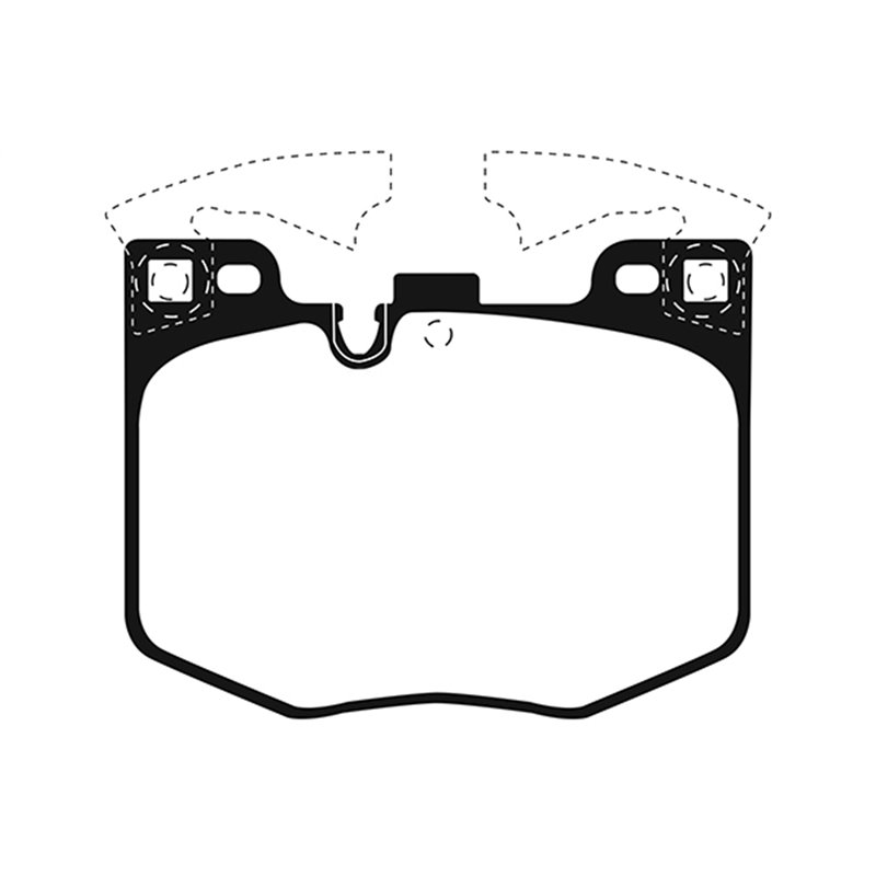 EBC Brakes | Yellowstuff 4000 Series Street / Track Pads - Avant EBC Brakes Plaquettes de freins