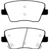 EBC Brakes | Yellowstuff 4000 Series Street / Track Pads - Rear - Elantra N / Kona N / Veloster N 2.0T 2019-2022 EBC Brakes B...