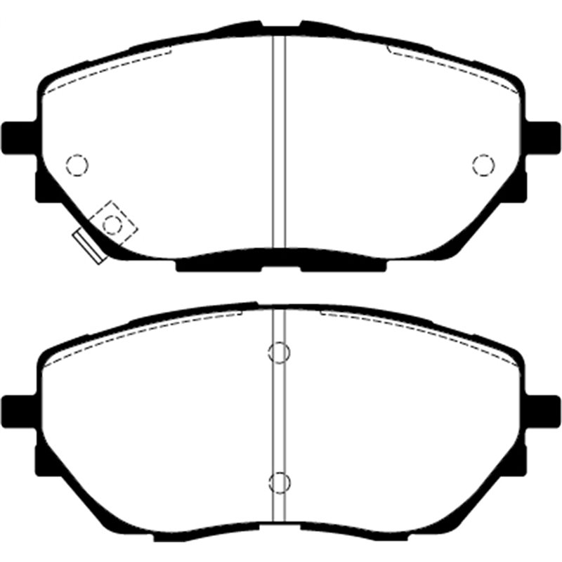 EBC Brakes | Yellowstuff 4000 Series Street / Track Pads - Front - C-HR 2.0L 2018-2020 EBC Brakes Brake Pads