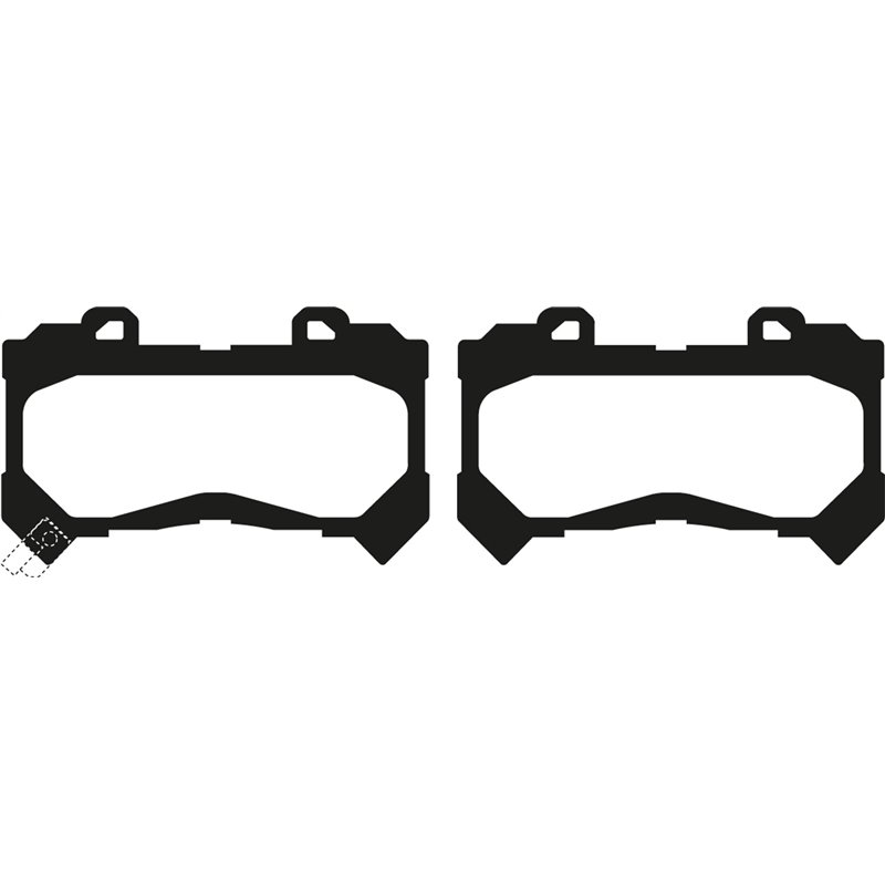 EBC Brakes | Yellowstuff 4000 Series Street / Track Pads - Front EBC Brakes Brake Pads