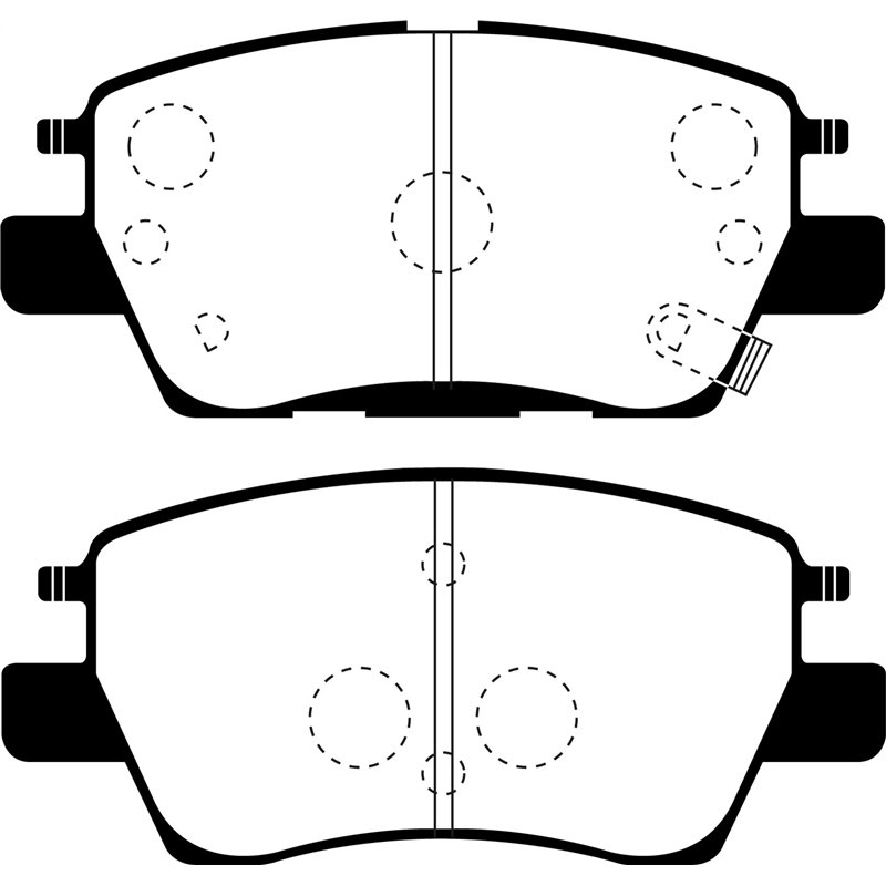 EBC Brakes | Yellowstuff 4000 Series Street / Track Pads - Front EBC Brakes Brake Pads