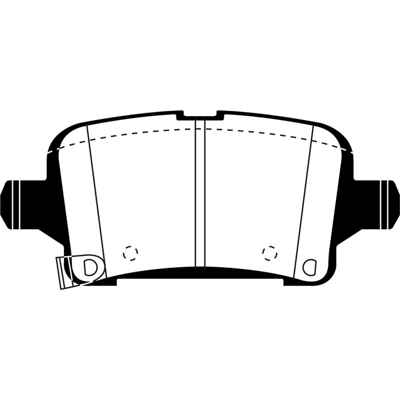 EBC Brakes | Yellowstuff 4000 Series Street / Track Pads - Arrière EBC Brakes Plaquettes de freins