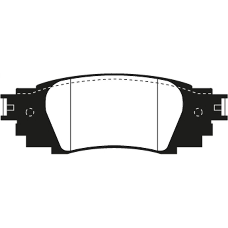 EBC Brakes | Yellowstuff 4000 Series Street / Track Pads - Rear - Lexus / Toyota 2016-2022 EBC Brakes Brake Pads