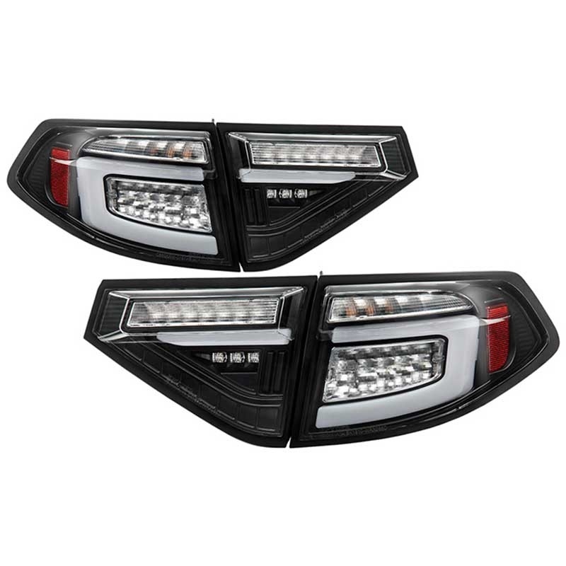 Spyder | Tail Lights - LED Bar Style - Sequential Signal - Black SPYDER Tail Lights