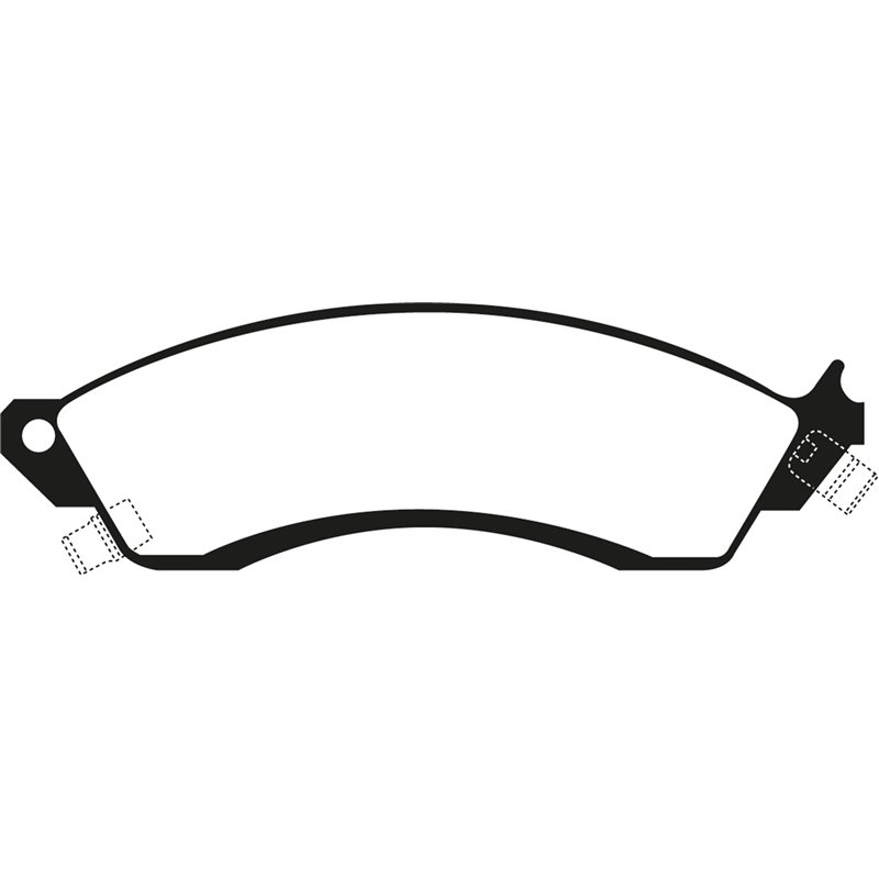 EBC Brakes | Bluestuff 5000 Series NDX Full Race Pads - Front EBC Brakes Brake Pads