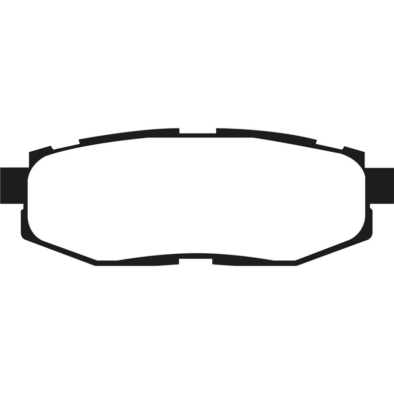 EBC Brakes | Bluestuff 5000 Series NDX Full Race Pads - Rear EBC Brakes Brake Pads