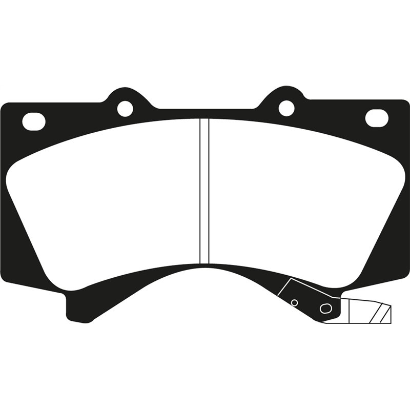 EBC Brakes | Bluestuff 5000 Series NDX Full Race Pads - Front - LX570 / Sequoia / Tundra 2007-2021 EBC Brakes Brake Pads
