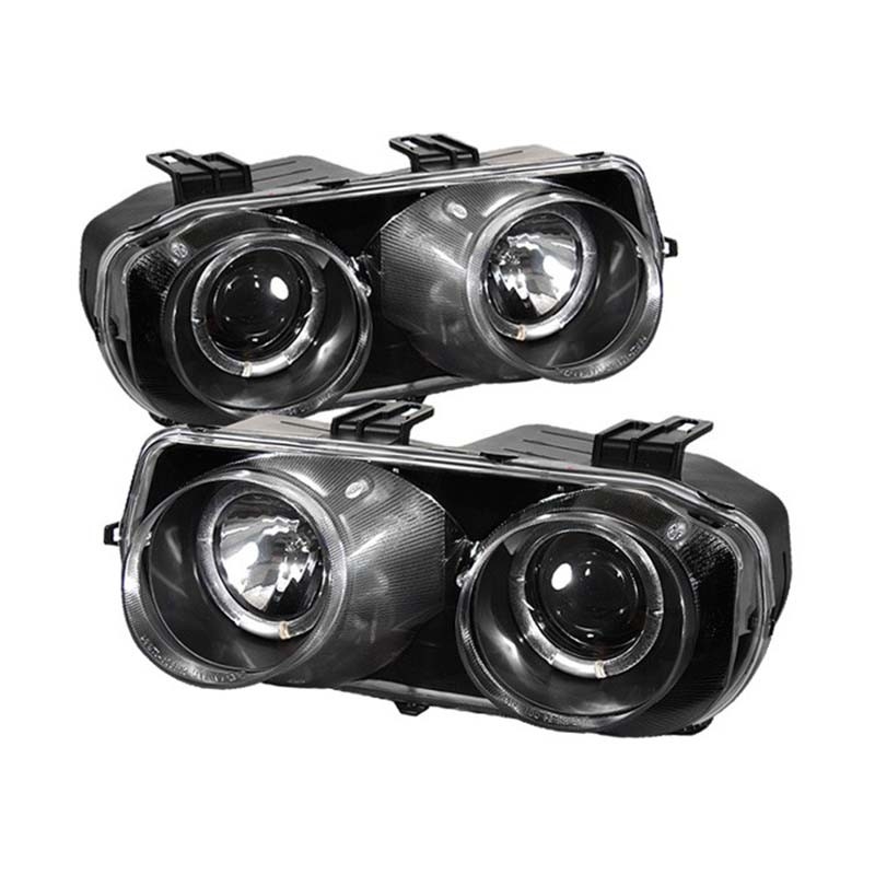 Spyder | Projector Headlights - LED Halo - Black SPYDER Headlights