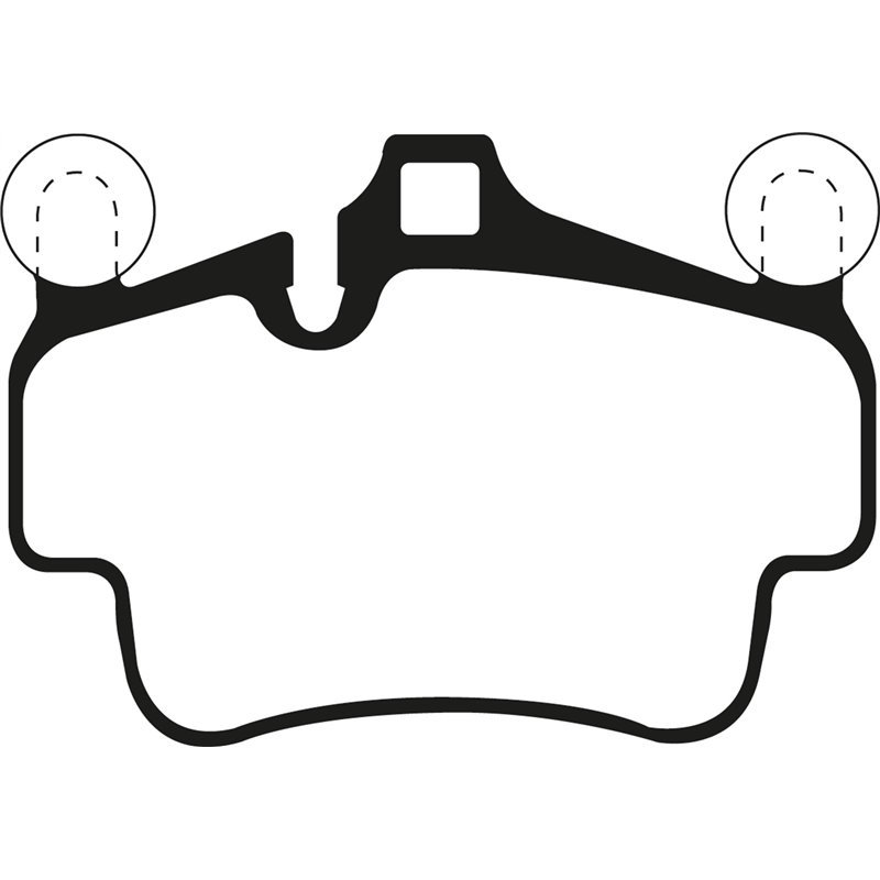EBC Brakes | Bluestuff 5000 Series NDX Full Race Pads - Avant EBC Brakes Plaquettes de freins