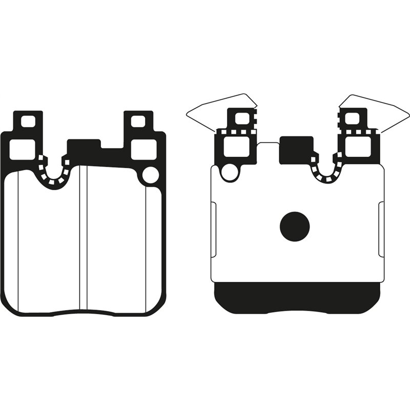 EBC Brakes | Bluestuff 5000 Series NDX Full Race Pads - Rear - BMW 2.0T / 3.0T 2013-2022 EBC Brakes Brake Pads