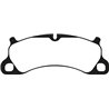 EBC Brakes | Bluestuff 5000 Series NDX Full Race Pads - Avant EBC Brakes Plaquettes de freins