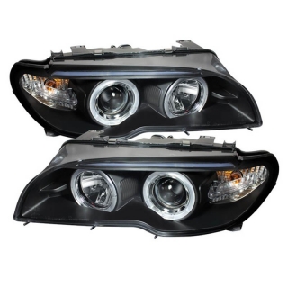 Spyder | Projector Headlights - LED Halo - Black SPYDER Headlights