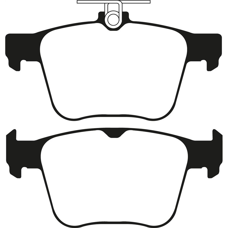 EBC Brakes | Bluestuff 5000 Series NDX Full Race Pads - Rear - S3 2.0T 2015-2019 EBC Brakes Brake Pads