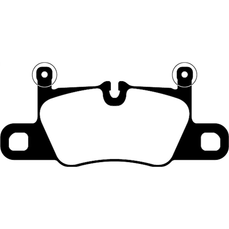 EBC Brakes | Bluestuff 5000 Series NDX Full Race Pads - Arrière EBC Brakes Plaquettes de freins