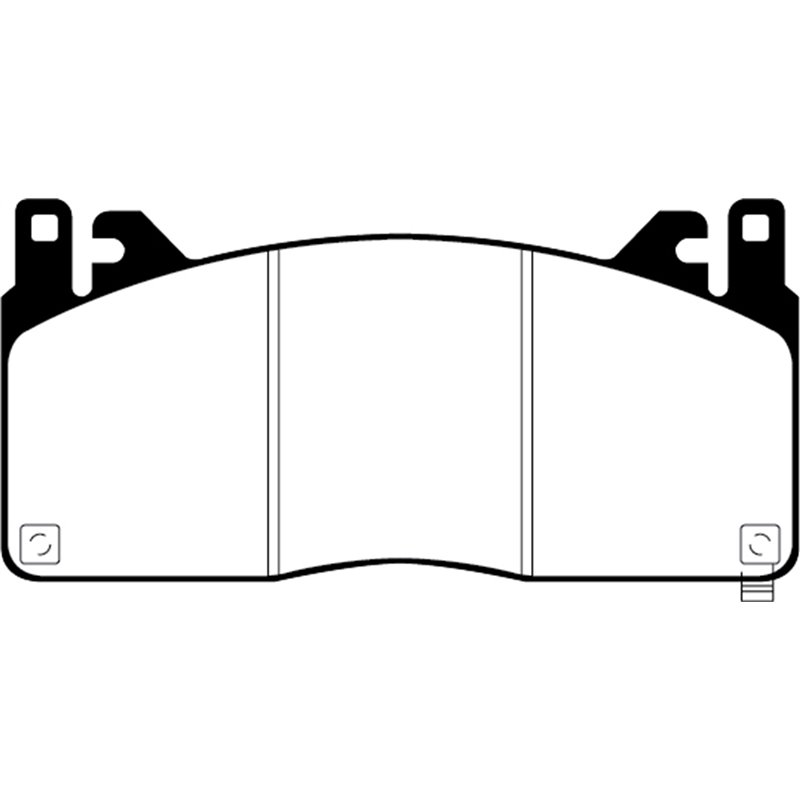 EBC Brakes | Bluestuff 5000 Series NDX Full Race Pads - Avant EBC Brakes Plaquettes de freins