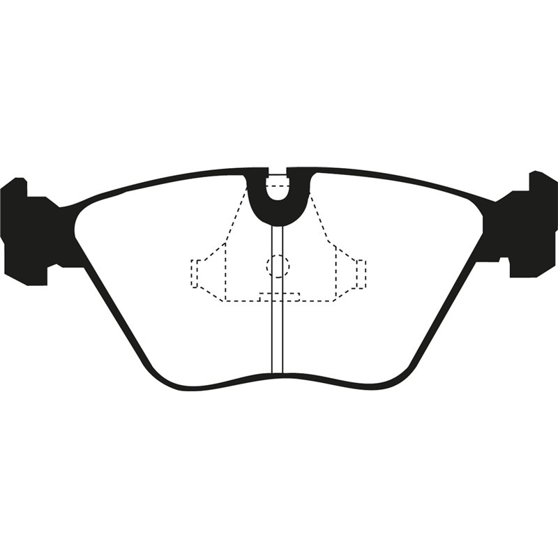 EBC Brakes | Bluestuff 5000 Series NDX Full Race Pads - Front EBC Brakes Brake Pads