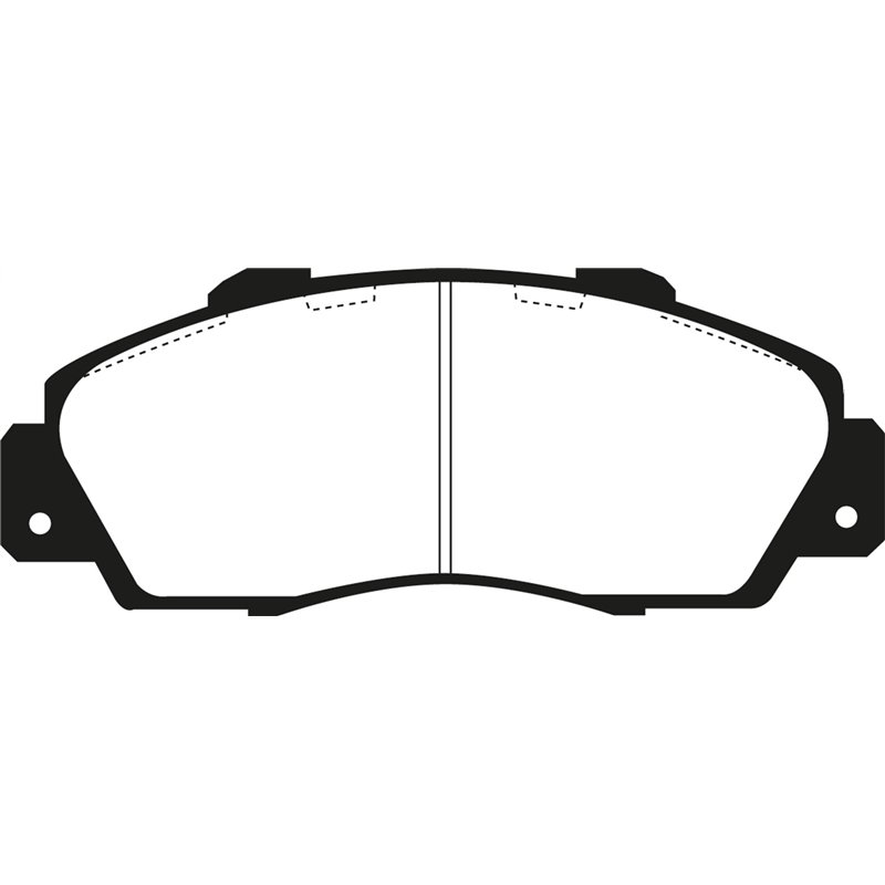 EBC Brakes | Bluestuff 5000 Series NDX Full Race Pads - Front EBC Brakes Brake Pads