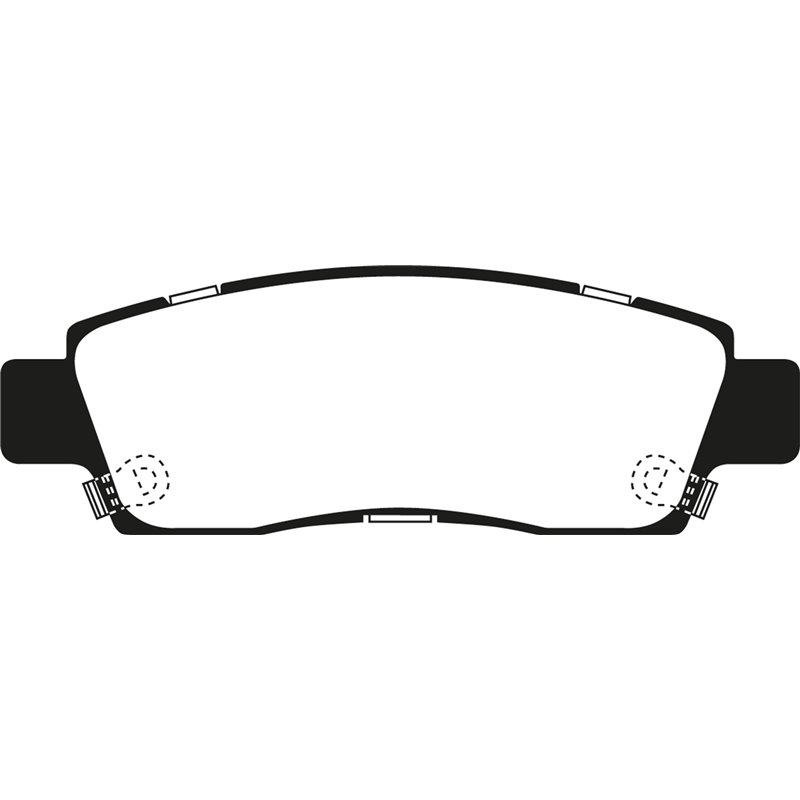 EBC Brakes | Greenstuff 6000 Series Truck / SUV Pads - Rear EBC Brakes Brake Pads