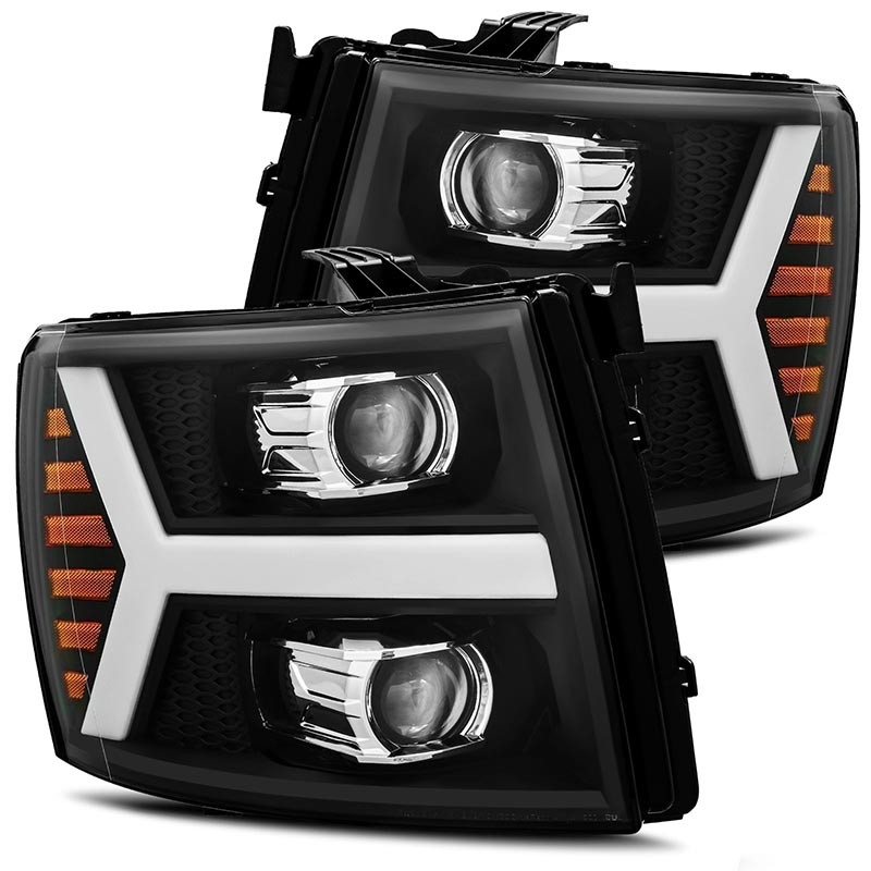 AlphaRex | PRO-Series Halogen Projector Headlights - Silverado 1500 / 2500 HD / 3500 HD 2007-2014 AlphaRex Headlights