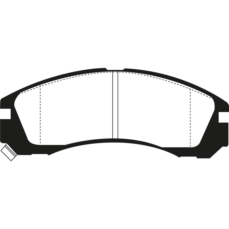 EBC Brakes | Greenstuff 6000 Series Truck / SUV Pads - Front - Montero Sport / Outlander / Outlander PHEV 2000-2020 EBC Brake...
