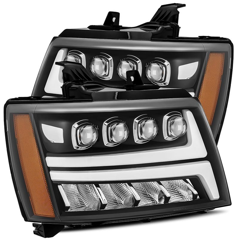 AlphaRex | NOVA-Series Full LED Quad 3D Projector Headlights - Avalanche / Suburban 1500 / Tahoe 2007-2014 AlphaRex Headlights