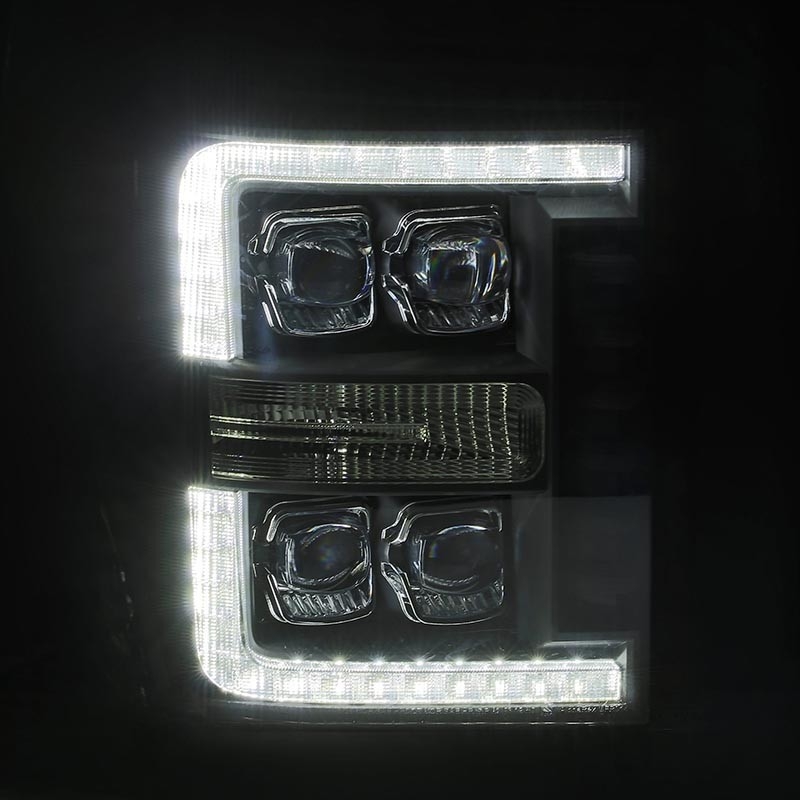 AlphaRex | NOVA-Series Full LED Quad 3D Projector Headlights - FORD SUPER DUTY 11-16 AlphaRex Phares avant