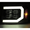 AlphaRex | NOVA-Series Full LED Quad 3D Projector Headlights - SIERRA 07-14 AlphaRex Phares avant