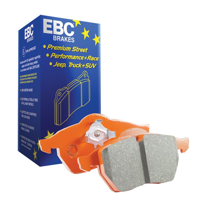 EBC Brakes | Orangestuff 9000 Series Extra Duty Pads - Front - Chrysler / Dodge / Jeep 2012-2022 EBC Brakes Brake Pads